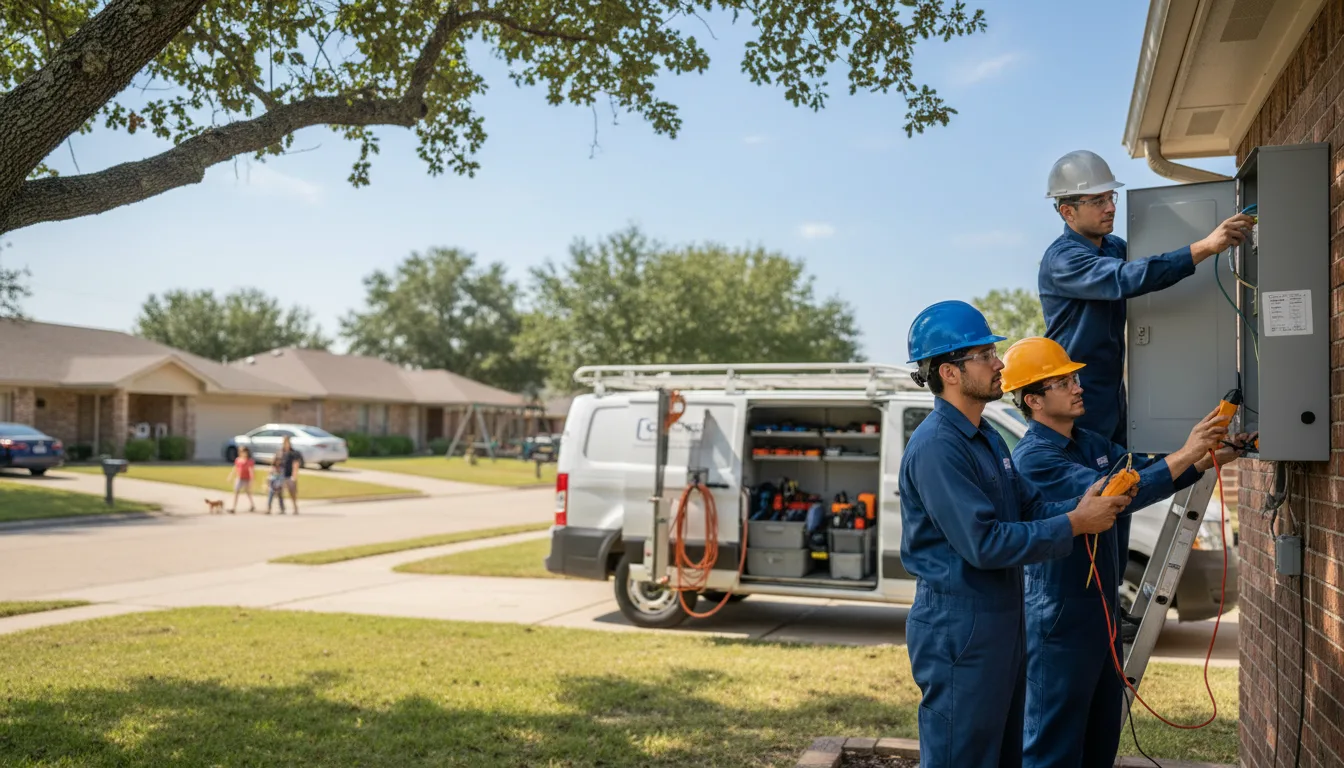 Certified electrician providing emergency electrical services in Sycamore, PA